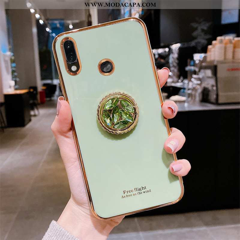 Capas Huawei P Smart 2020 Protetoras Verde Vermelho Cases Telemóvel Soft Antiqueda Promoção