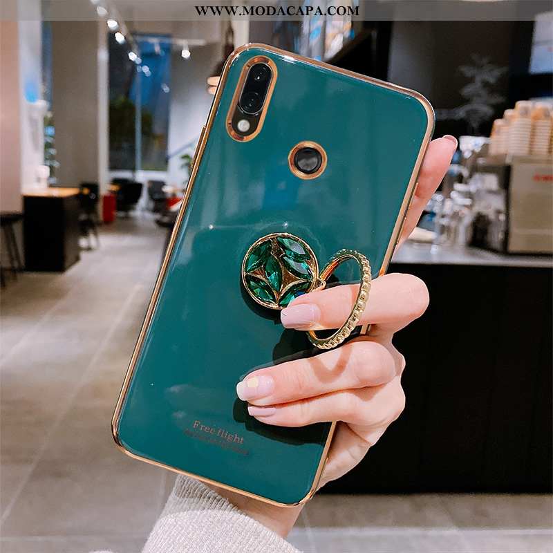 Capas Huawei P Smart 2020 Protetoras Verde Vermelho Cases Telemóvel Soft Antiqueda Promoção