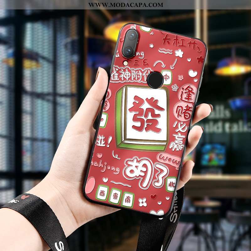 Capas Huawei P Smart 2020 Fosco Cases Completa Tendencia Vermelho Protetoras Silicone Comprar