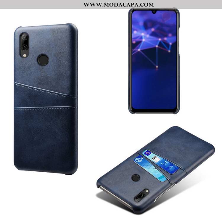 Capas Huawei P Smart 2020 Couro Verde Couro Vaca Telemóvel 2020 Baratos