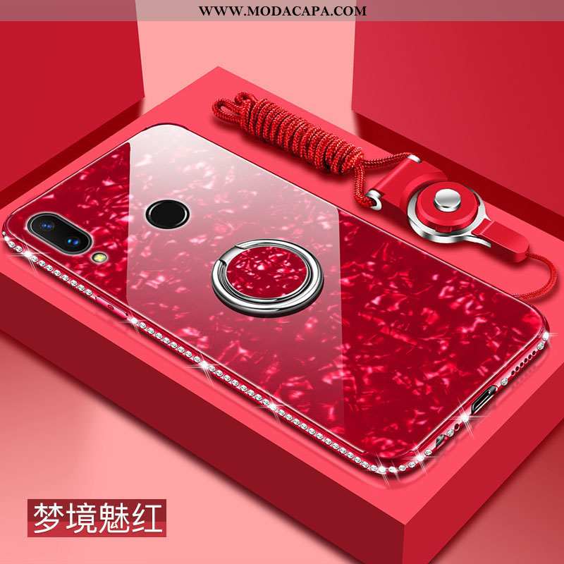 Capas Huawei P Smart 2020 Vidro Resistente Silicone Cases Soft Cor De Vinho Telemóvel Baratos