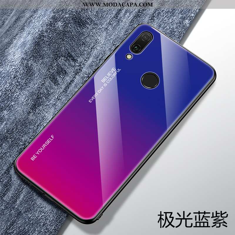 Capas Huawei P Smart 2020 Personalizado Cases Silicone Azul Gradiente Antiqueda Tendencia Comprar