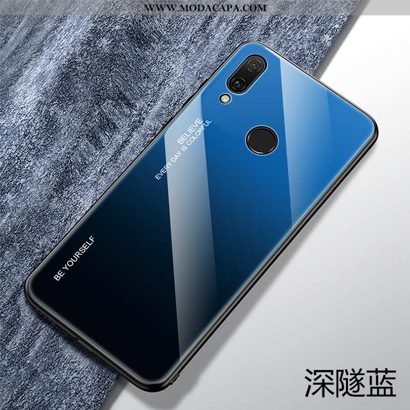 Capas Huawei P Smart 2020 Personalizado Cases Silicone Azul Gradiente Antiqueda Tendencia Comprar