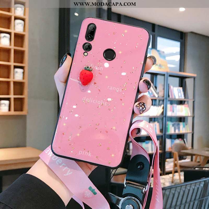 Capas Huawei P Smart+ 2020 Personalizado Vermelho Roxa Criativas Simples Tendencia Telemóvel Online