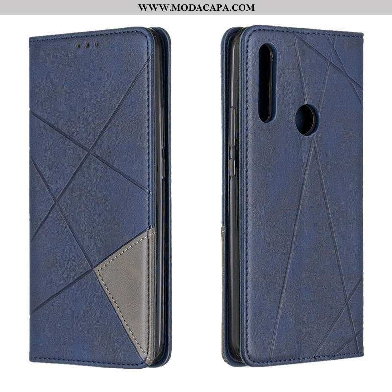 Capa Huawei P Smart+ 2020 Protetoras Cases Completa Azul Telemóvel Cover 2020 Barato