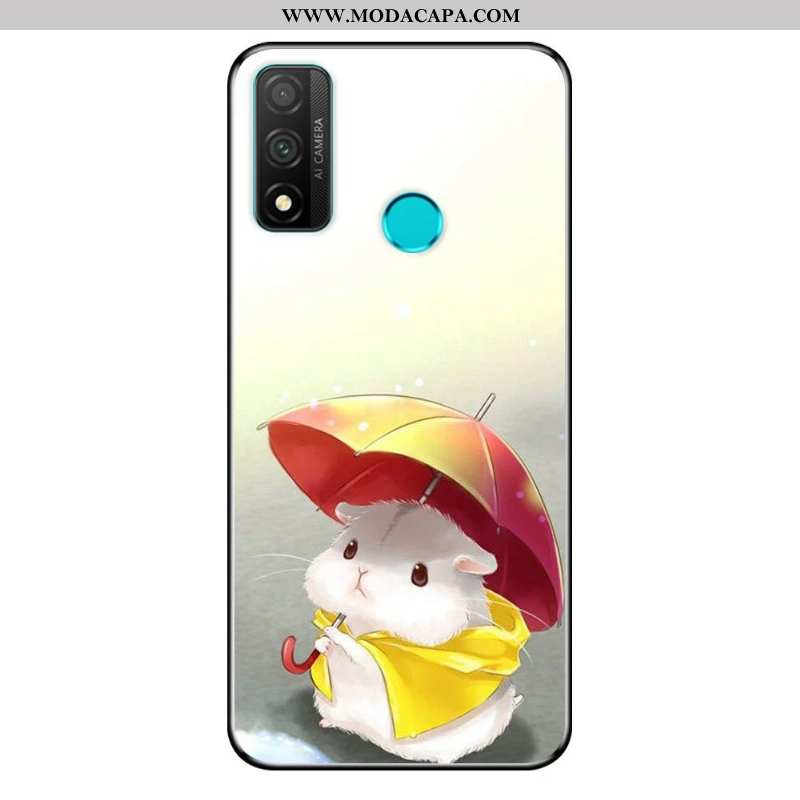 Capas Huawei P Smart 2020 Protetoras Novas Telemóvel Soft Telinha Azul Desenho Animado Baratas