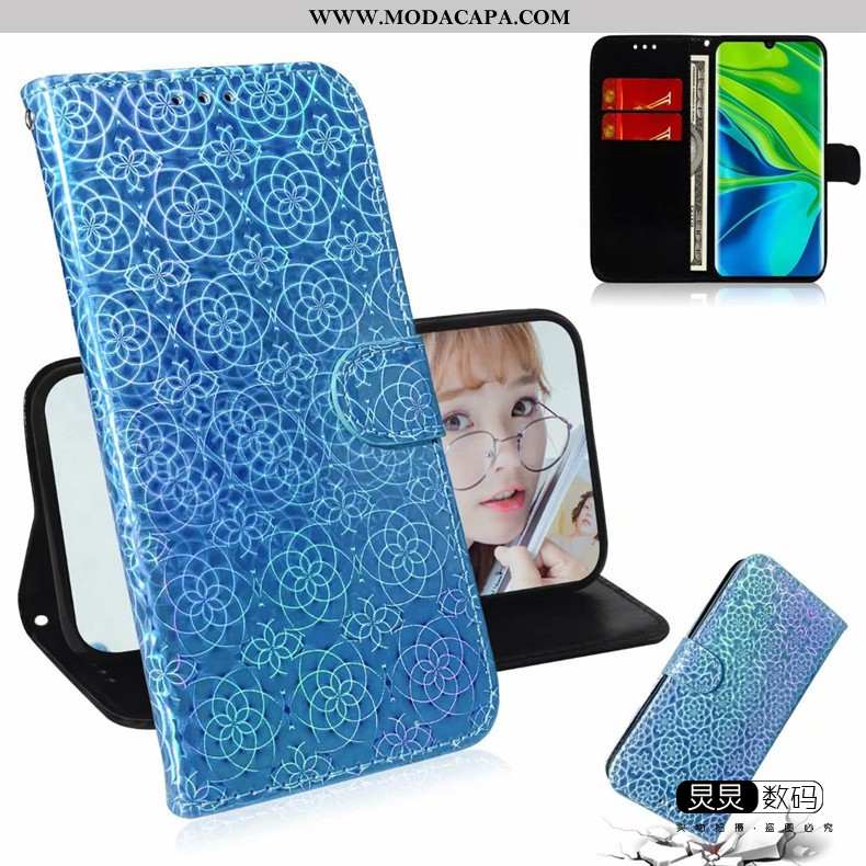 Capa Huawei P Smart 2020 Couro Cases Telemóvel Tendencia Capas Silicone Dourada Venda