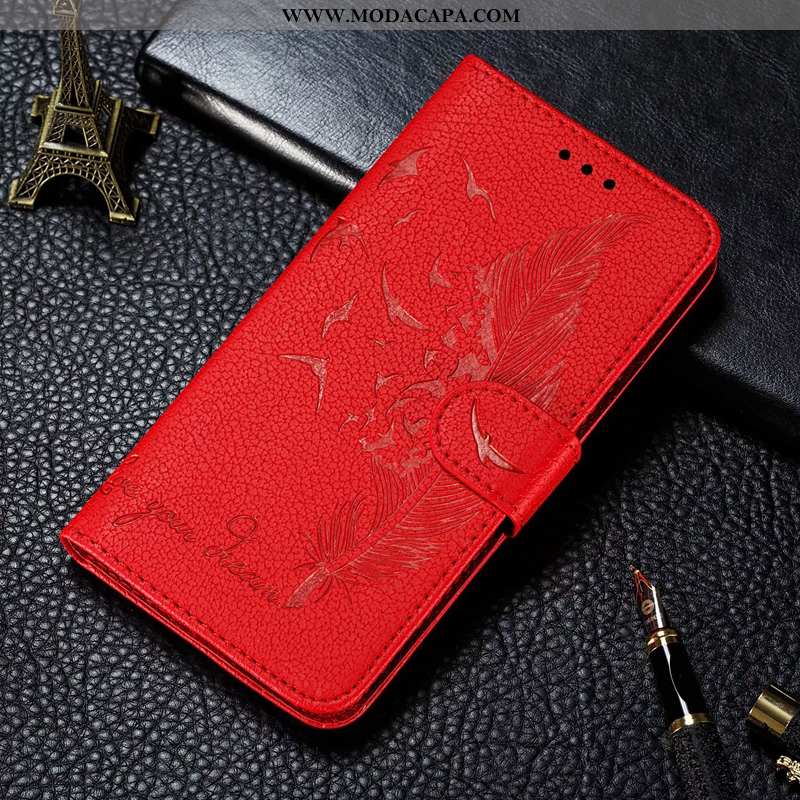 Capa Huawei P Smart 2020 Carteira Cases Couro Completa Capas Marrom Antiqueda Comprar