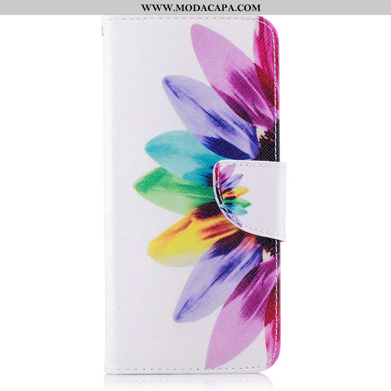 Capas Huawei P Smart 2020 Desenho Animado Couro Telemóvel Cover Antiqueda Protetoras Promoção