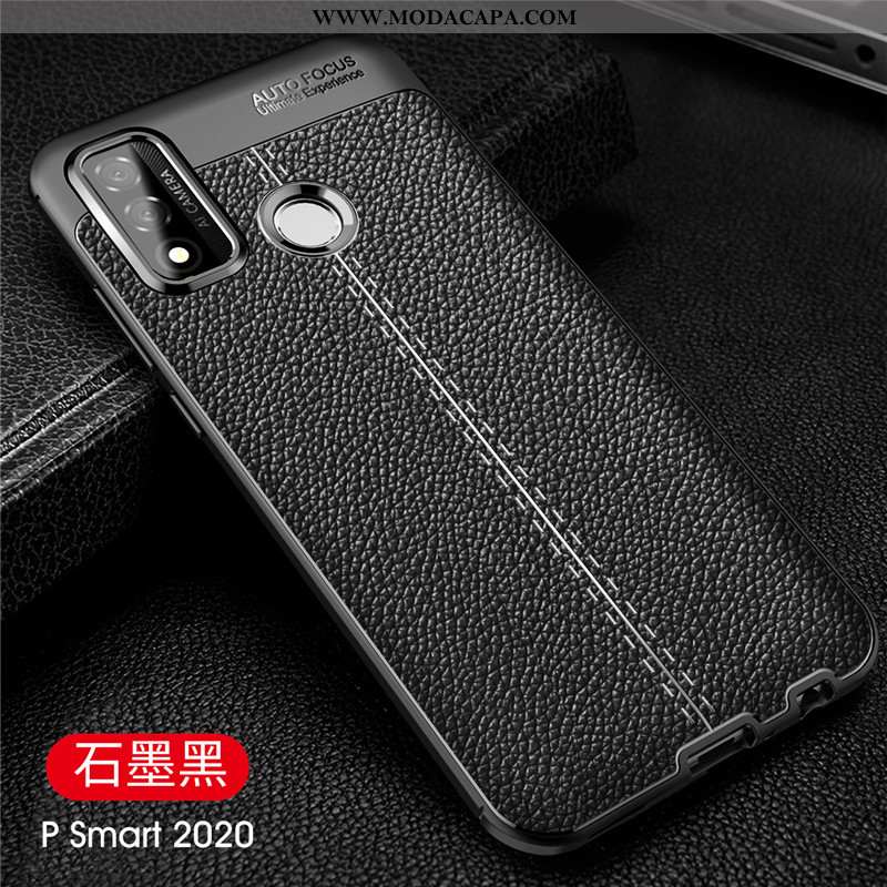 Capa Huawei P Smart 2020 Slim Completa Cases Negócio Telemóvel Protetoras Preto Baratas