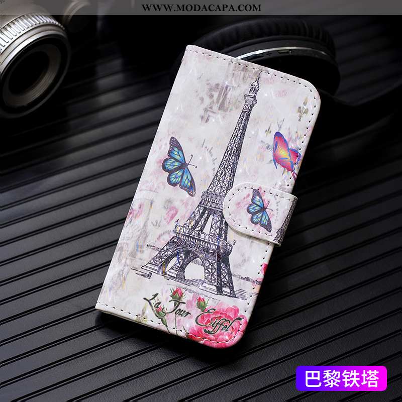 Capas Huawei P Smart Couro Pintado Cover Completa Telemóvel Soft Carteira Venda