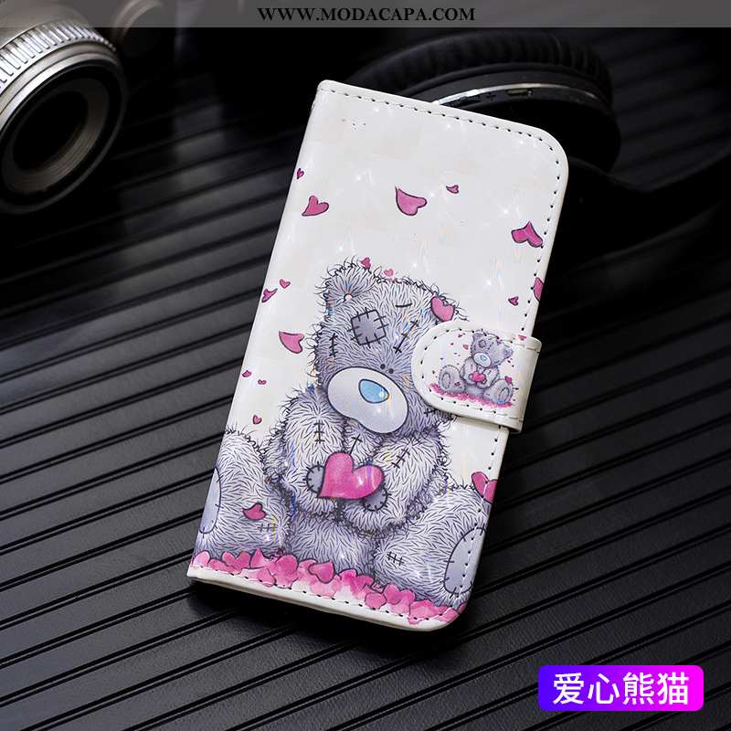 Capas Huawei P Smart Couro Pintado Cover Completa Telemóvel Soft Carteira Venda