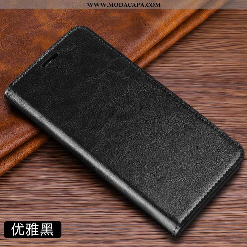 Capa Huawei P Smart Couro Legitimo Antiqueda Cover Business Simples Couro Cases Comprar