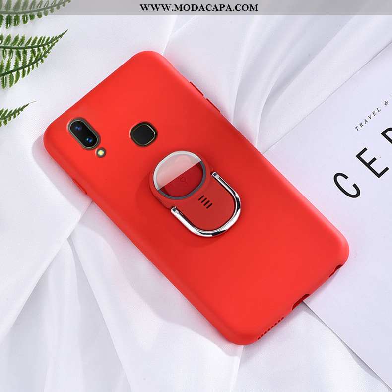 Capas Huawei P Smart+ Protetoras Fosco Completa Telemóvel Roxa Cases Comprar