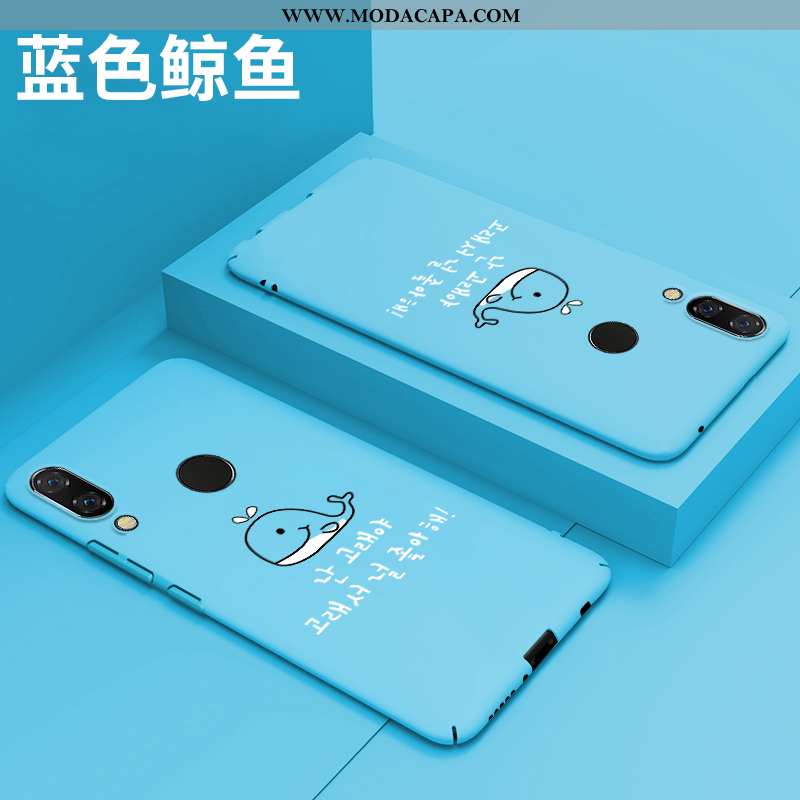 Capa Huawei P Smart+ Criativas Capas Resistente Completa Tendencia Desenho Animado Vermelho Barato