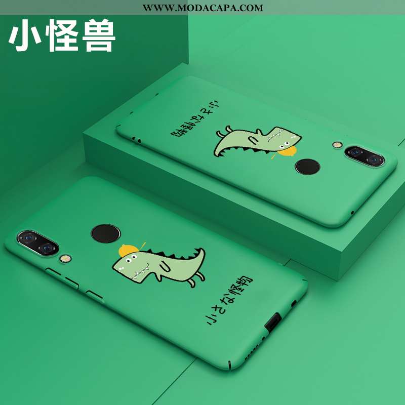 Capa Huawei P Smart+ Criativas Capas Resistente Completa Tendencia Desenho Animado Vermelho Barato