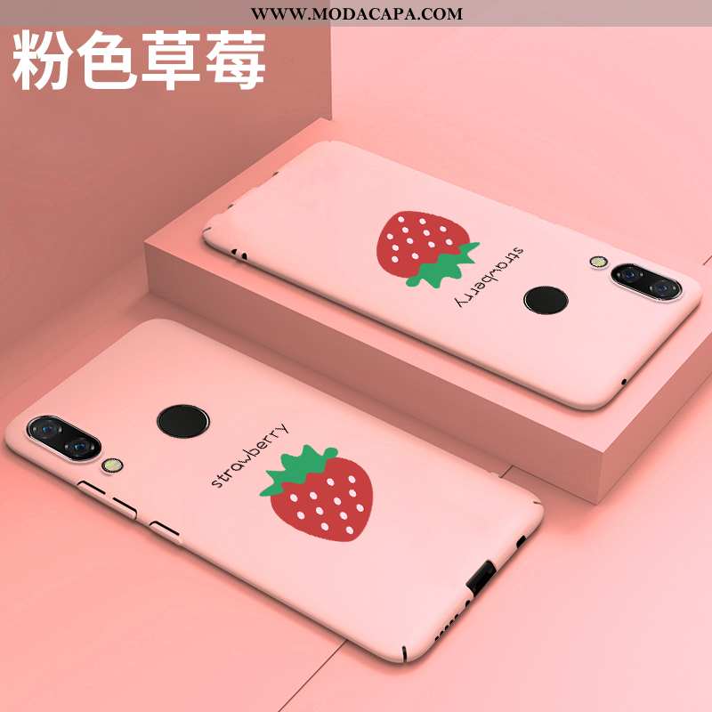 Capa Huawei P Smart+ Criativas Capas Resistente Completa Tendencia Desenho Animado Vermelho Barato