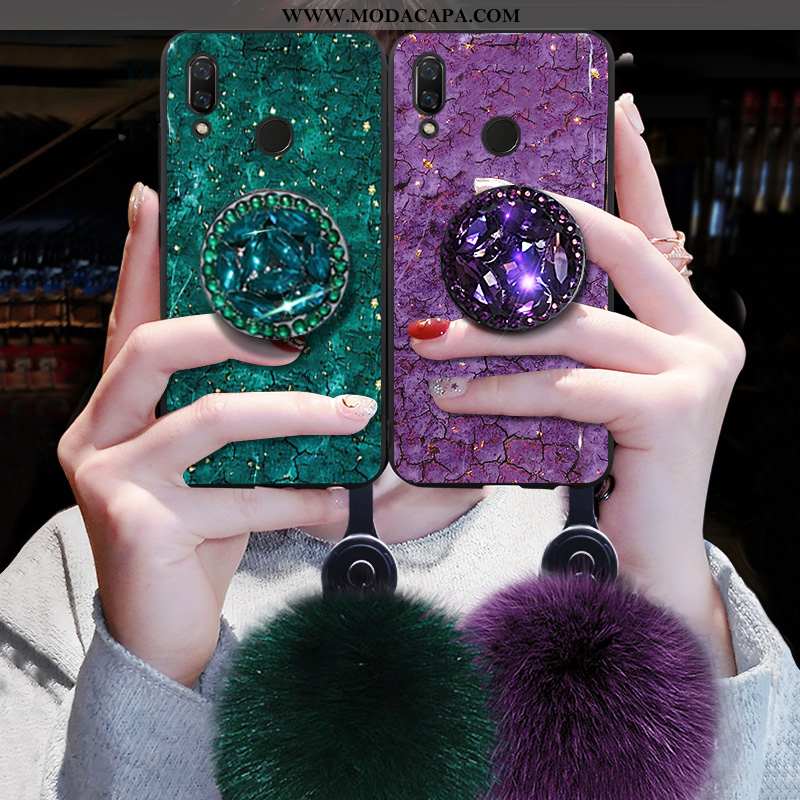 Capas Huawei P Smart+ Silicone Antiqueda Minimalista Verde Tendencia Criativas Comprar