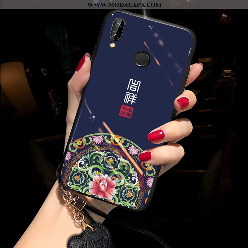 Capa Huawei P Smart+ Soft Palace Protetoras Vermelho Vidro Tendencia Antiqueda Promoção