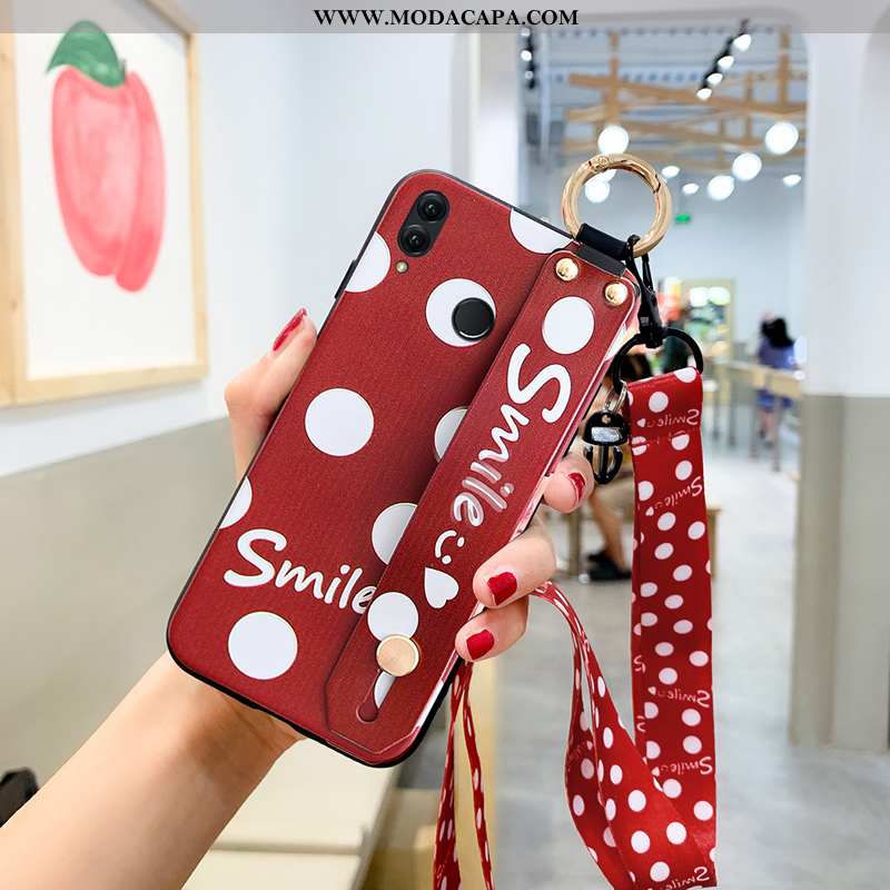 Capa Huawei P Smart+ Soft Wrisband Silicone Capas Personalizado Slim Cases Online