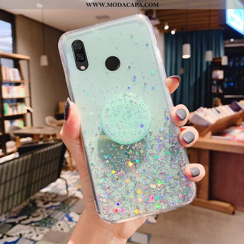 Capas Huawei P Smart+ Personalizado Criativas Transparente Protetoras Nova Verde Tendencia Online