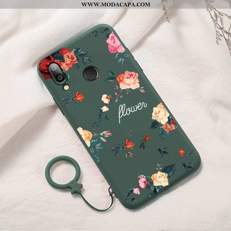 Capas Huawei P Smart+ Criativas Antiqueda Cordao Nova Verde Claro Baratas