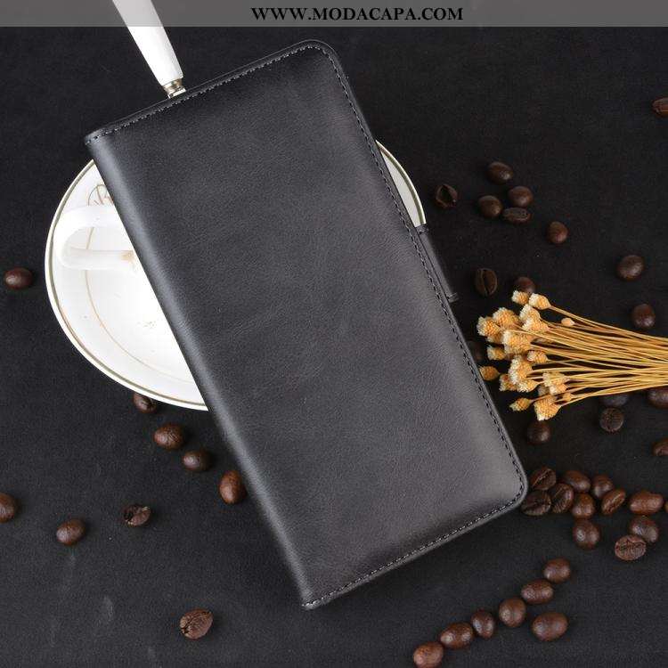 Capa Huawei P Smart Z Carteira Preto Cases Vaca Telemóvel Protetoras Pequena Baratas