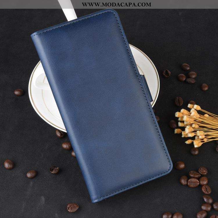 Capa Huawei P Smart Z Carteira Preto Cases Vaca Telemóvel Protetoras Pequena Baratas