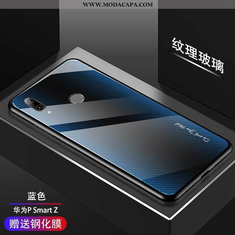 Capas Huawei P Smart Z Estiloso Telemóvel Texturizada Antiqueda Protetoras Silicone Promoção