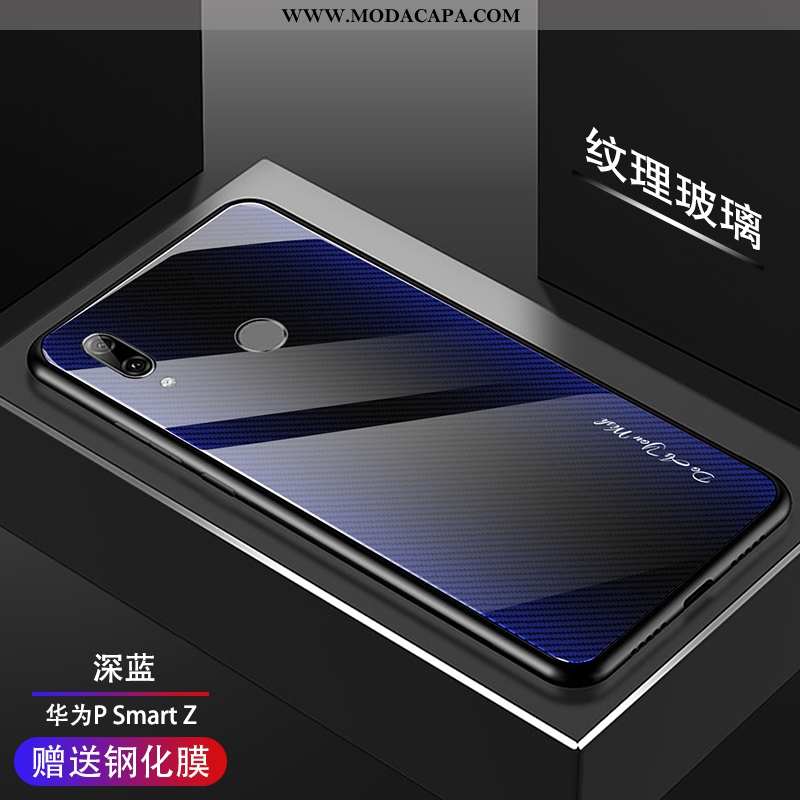 Capas Huawei P Smart Z Estiloso Telemóvel Texturizada Antiqueda Protetoras Silicone Promoção
