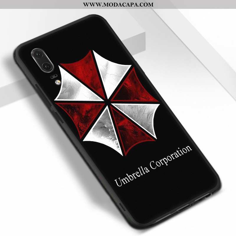 Capas Huawei P20 Cordao Protetoras Soft Vermelho Silicone Cases Comprar