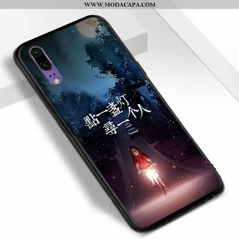 Capas Huawei P20 Tendencia Personalizada Vermelho Antiqueda Malha Silicone Desenho Animado Comprar