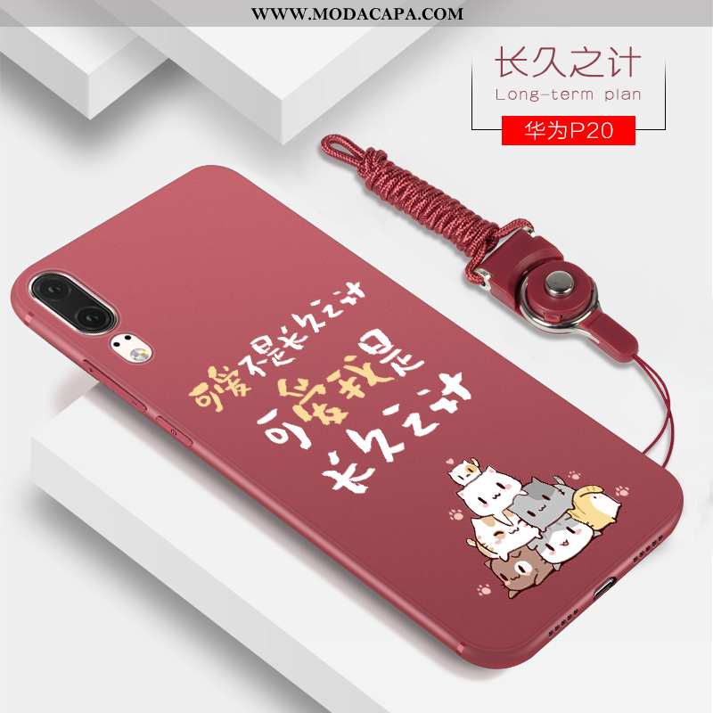 Capas Huawei P20 Tendencia Super Antiqueda Telinha Silicone Criativas Completa Baratas