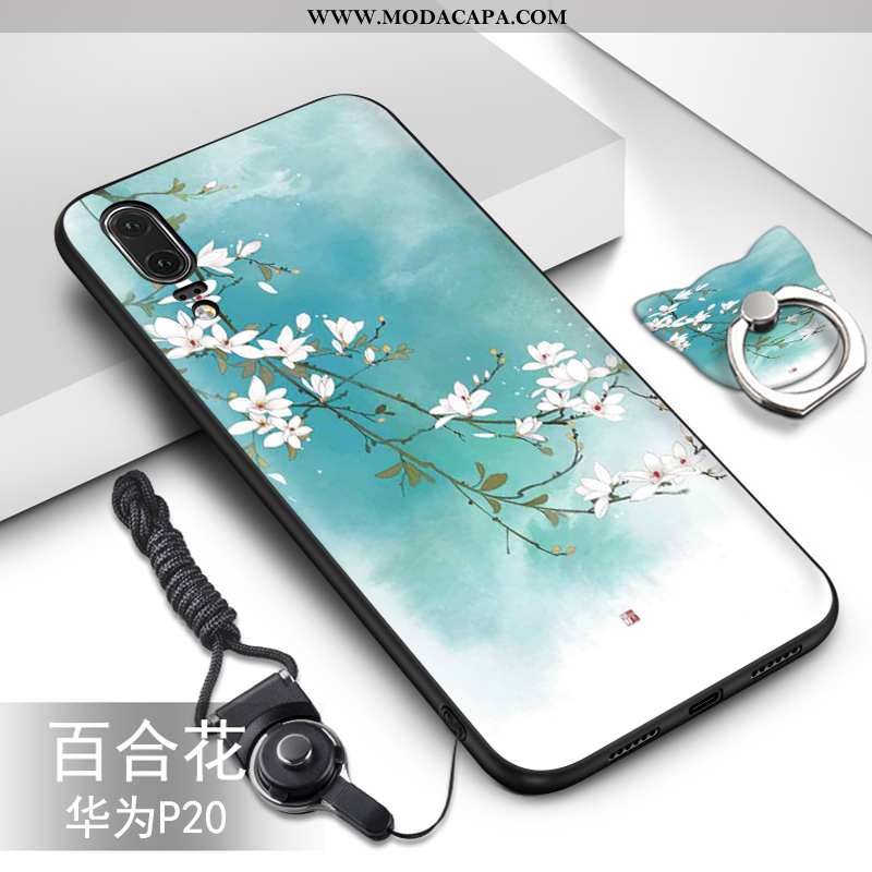 Capas Huawei P20 Protetoras Cases Silicone Antiqueda Soft Tendencia Promoção