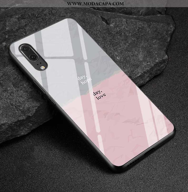 Capa Huawei P20 Couro Legitimo Colorido Telemóvel Protetoras Estiloso Cases Tendencia Promoção