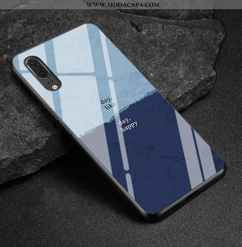 Capa Huawei P20 Couro Legitimo Colorido Telemóvel Protetoras Estiloso Cases Tendencia Promoção