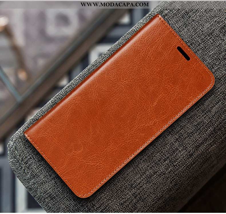 Capas Huawei P20 Criativas Lisas Antiqueda Marrom Minimalista Cover Telemóvel Barato