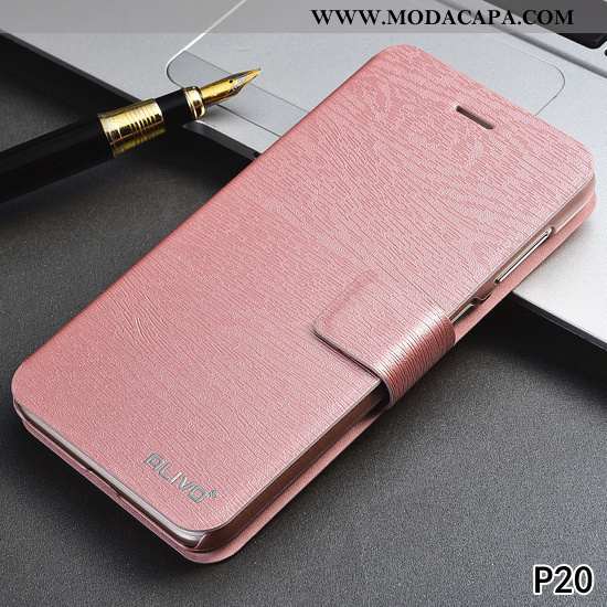 Capas Huawei P20 Protetoras Resistente Telemóvel Tendencia Completa Rosa Cases Barato