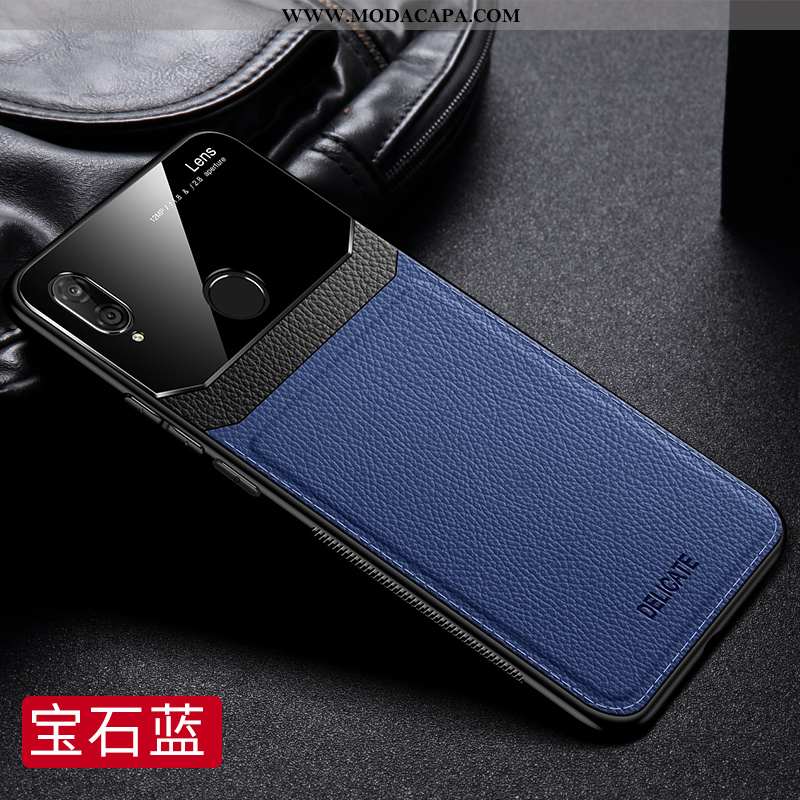 Capas Huawei P20 Lite Tendencia Business Criativas Azul Nova Fosco Soft Baratos