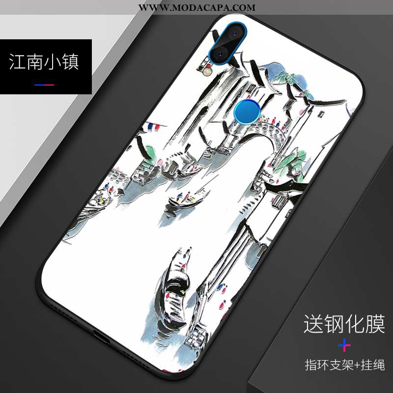 Capa Huawei P20 Lite Soft Branco Fosco Protetoras Completa Primavera Silicone Baratas