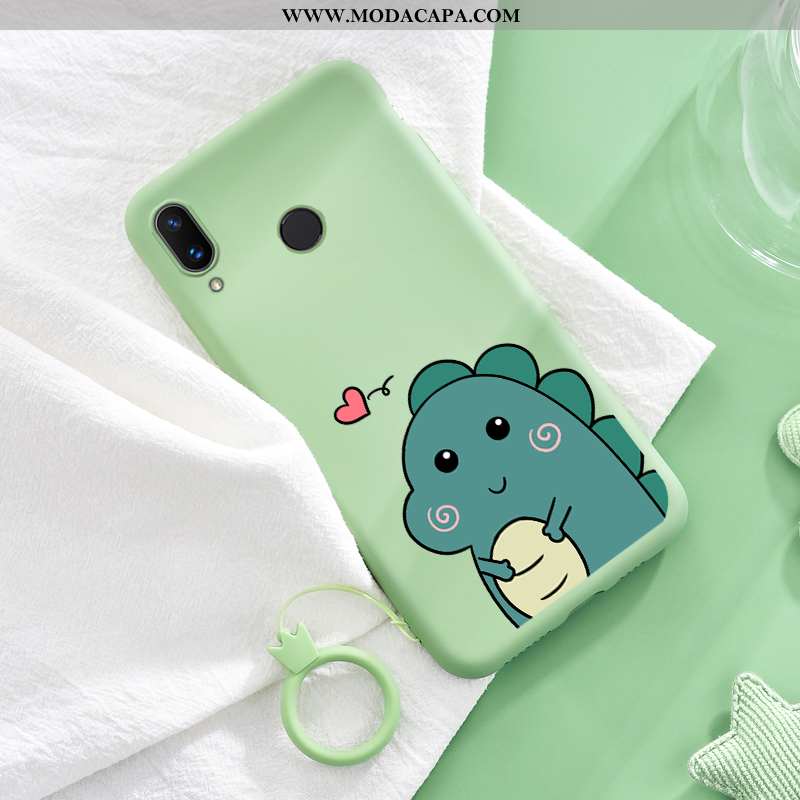 Capas Huawei P20 Lite Silicone Telemóvel Cases Soft Telinha Protetoras Dinossauro Promoção