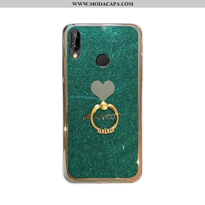 Capas Huawei P20 Lite Tendencia Malha Antiqueda Verde Telemóvel Casaco Comprar