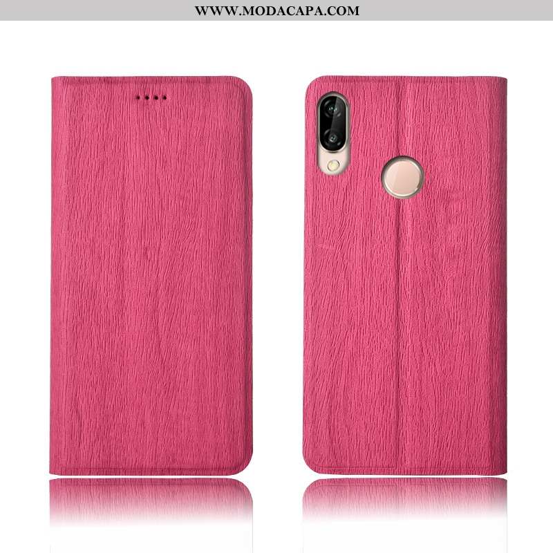 Capa Huawei P20 Lite Protetoras Capas Telemóvel Nova Soft Marrom Silicone Promoção