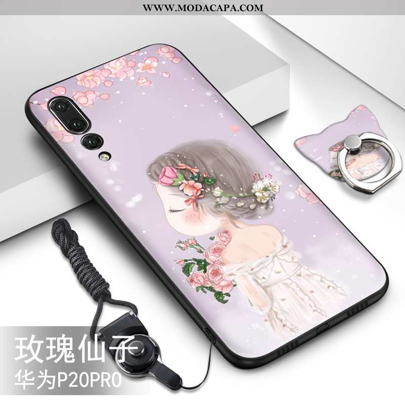 Capa Huawei P20 Pro Soft Telemóvel Cases Capas Protetoras Cordao Personalizada Barato