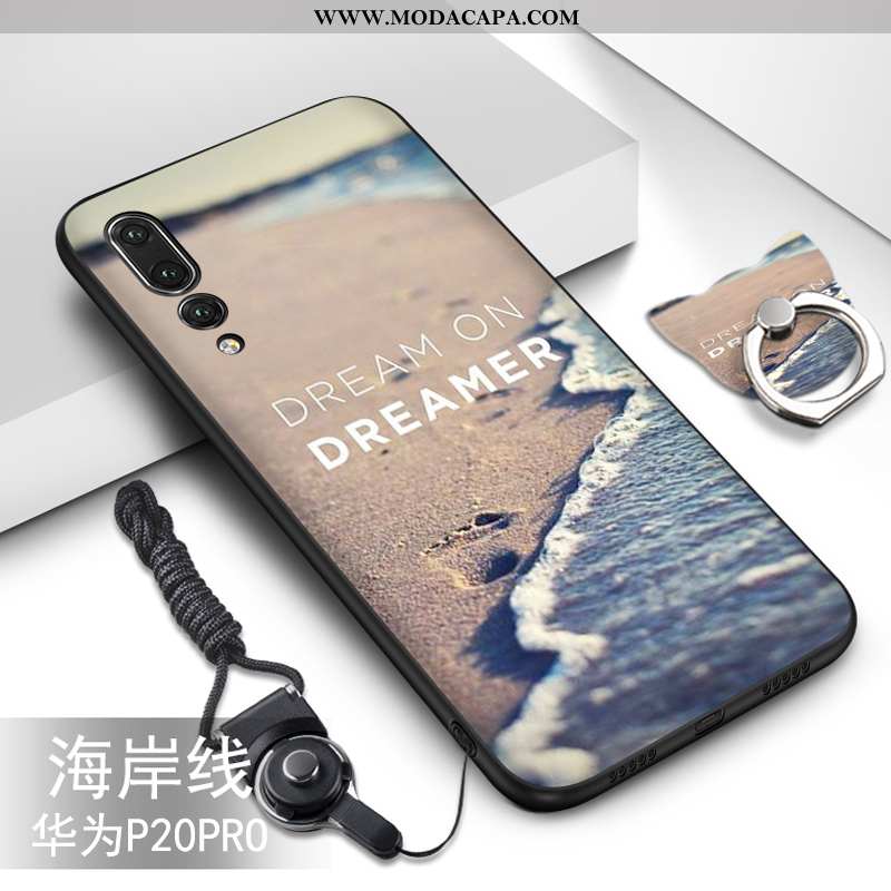 Capa Huawei P20 Pro Soft Telemóvel Cases Capas Protetoras Cordao Personalizada Barato