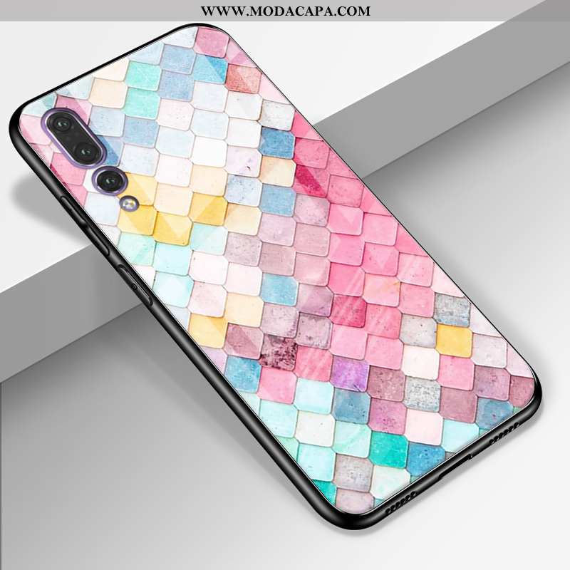 Capa Huawei P20 Pro Protetoras Personalizada Casal Telemóvel Silicone Vidro Capas Barato