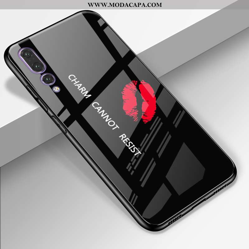 Capa Huawei P20 Pro Protetoras Personalizada Casal Telemóvel Silicone Vidro Capas Barato