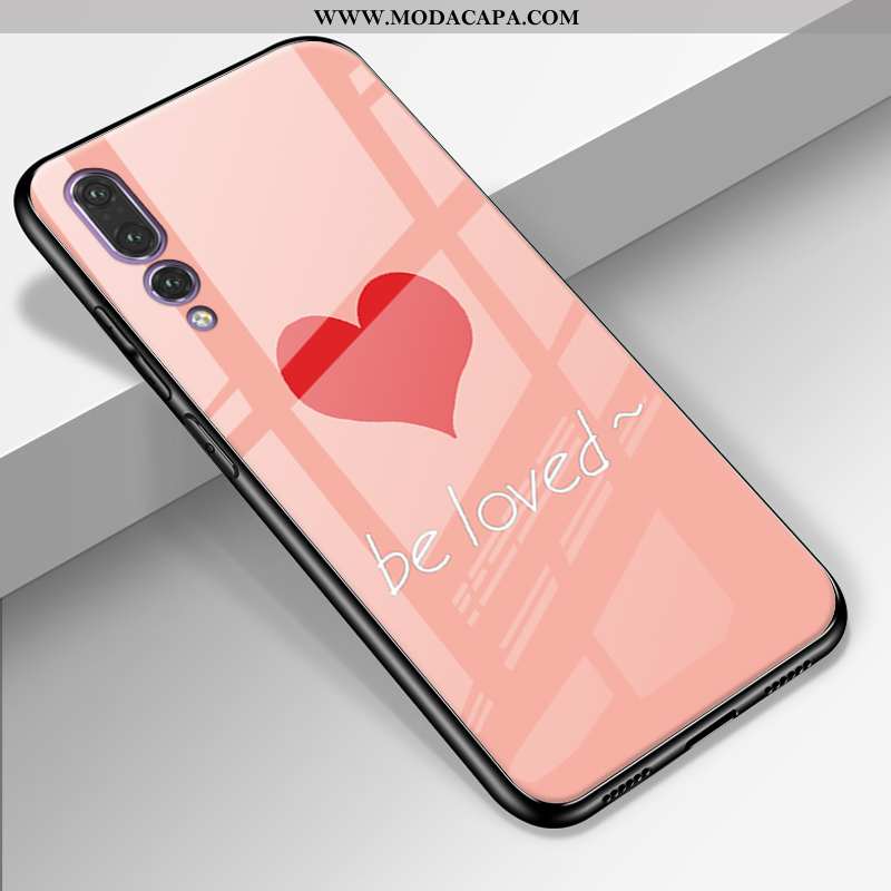 Capa Huawei P20 Pro Protetoras Personalizada Casal Telemóvel Silicone Vidro Capas Barato