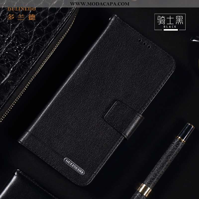 Capa Huawei P20 Pro Couro Genuíno Telemóvel Completa Antiqueda Marrom Capas Protetoras Barato