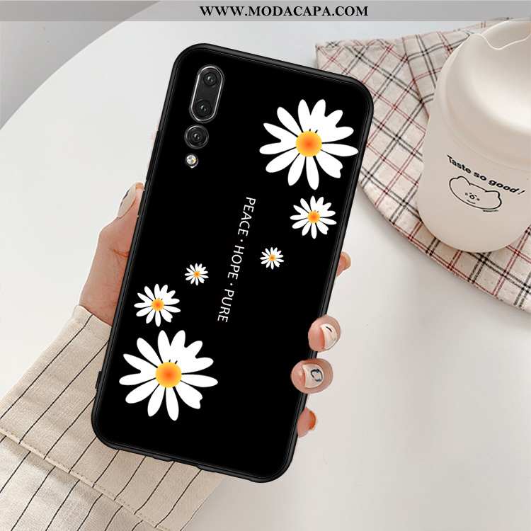 Capa Huawei P20 Pro Soft Vermelho Crisântemo Capas Antiqueda Personalizada Telinha Online